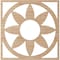 Ekena Millwork Blume Wood Fretwork Pierced Ceiling Medallion, Alder, 22"OD x 7 5/8"ID x 3/8"T CMWP22X22X0375BLAL - alternate 5
